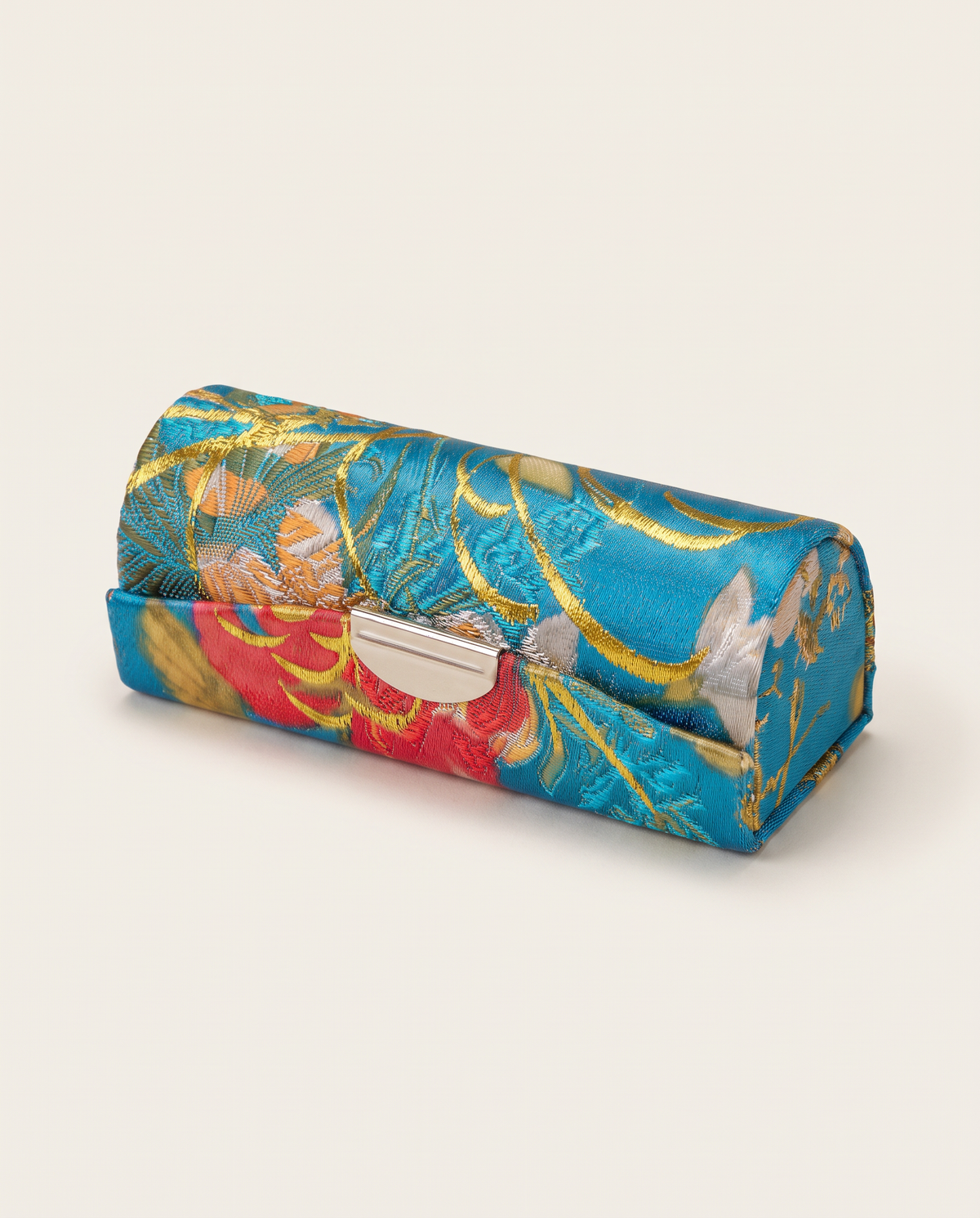 Mini Lip Pouch in Aqua