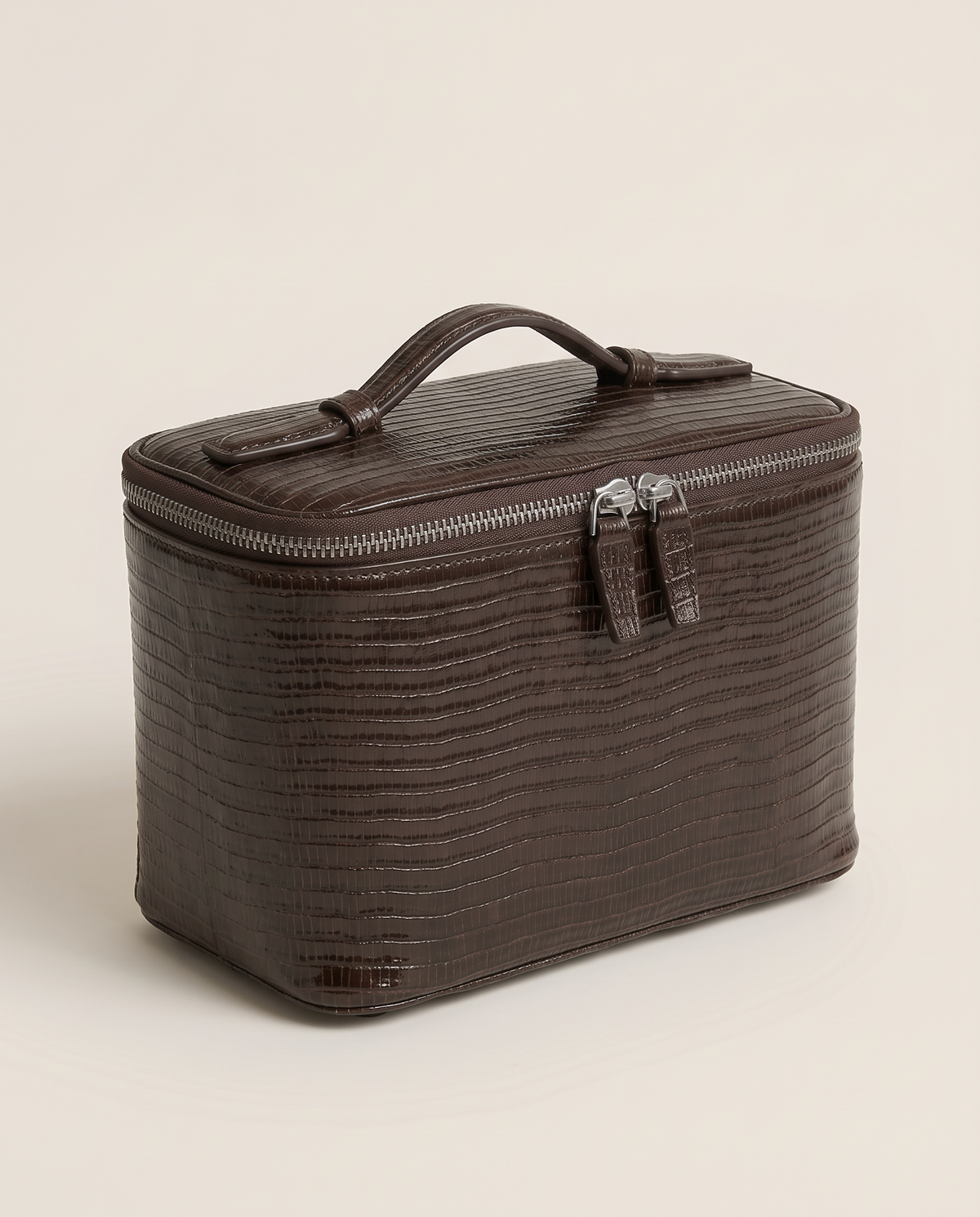 Classic Case 22 — Croc in Espresso Lizard