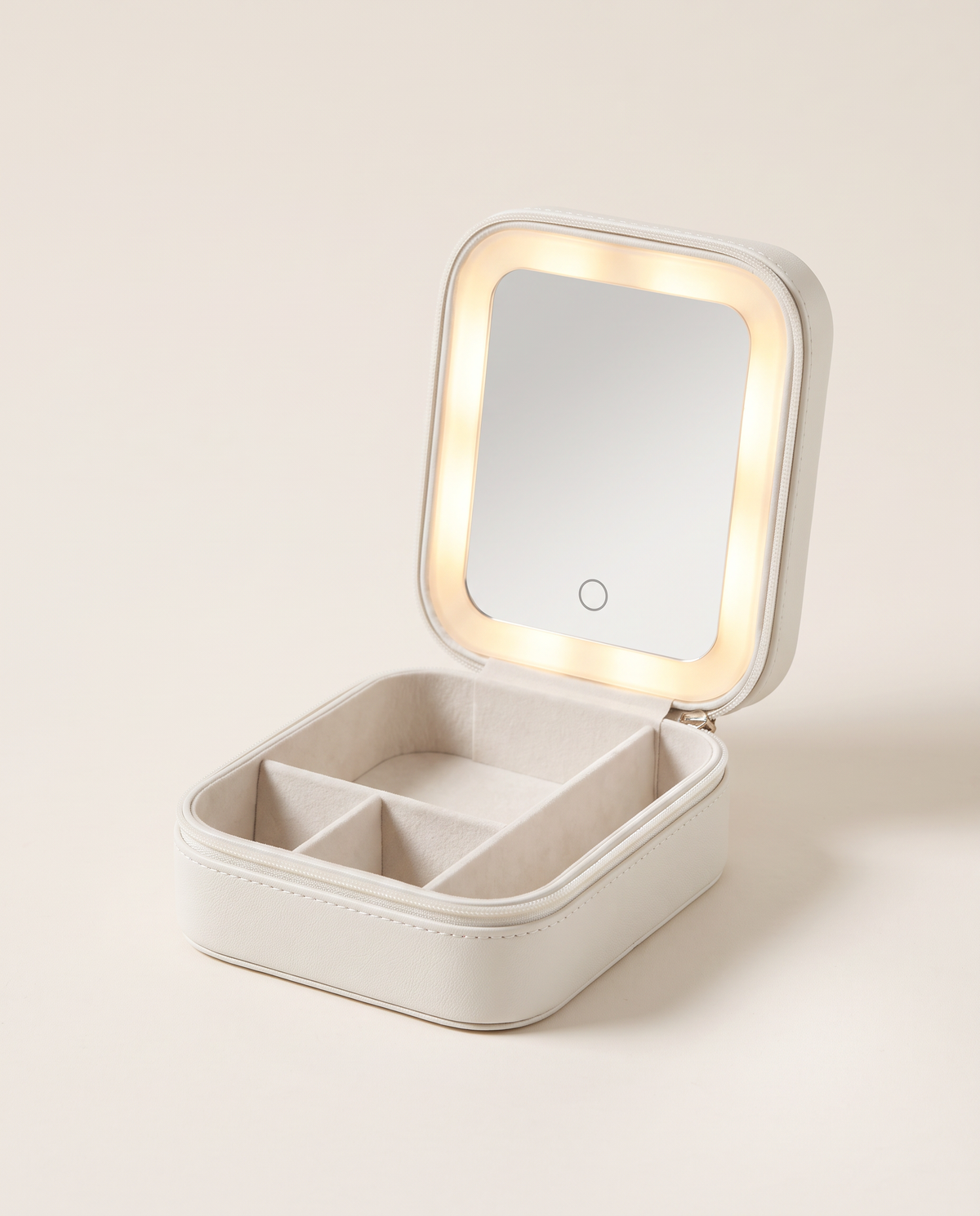 Mirror On The Go in Blanc