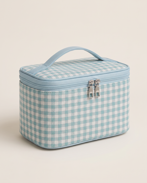 Classic Case 22 — Prints in Aqua Checkers