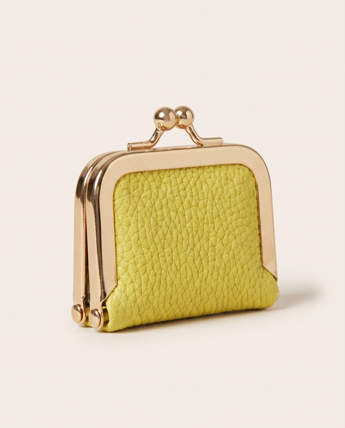 Mini Jewelry Pouch in Lemon